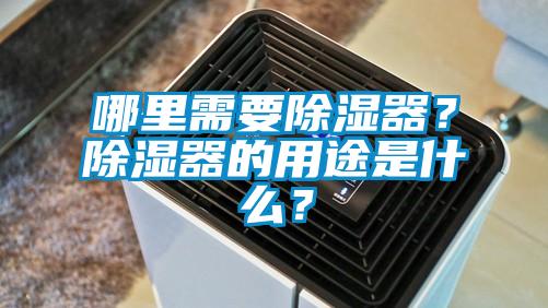 哪里需要除濕器？除濕器的用途是什么？